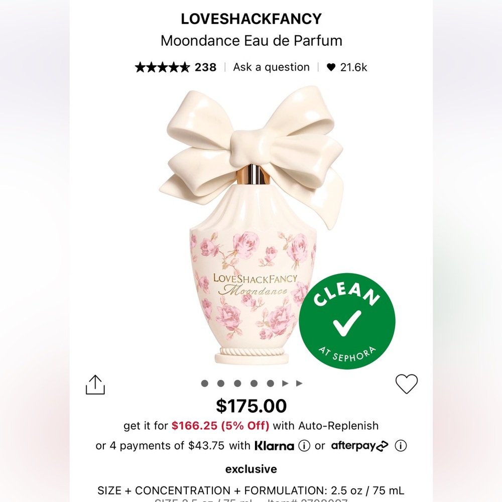 🌸LOVESHACKFANCY Discovery Set EDP 1.5 mL x 4 - Picture 8 of 9